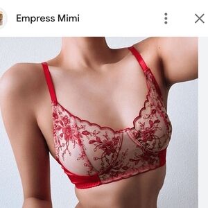 Scarlet Lace Bra NWT EMPRESS MIMI